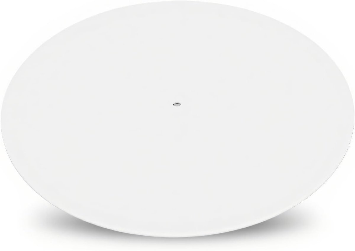 Acryl Platter Slipmat 12 Inch voor Platenspeler - Verminder Statische Elektriciteit, Stof en Geluid