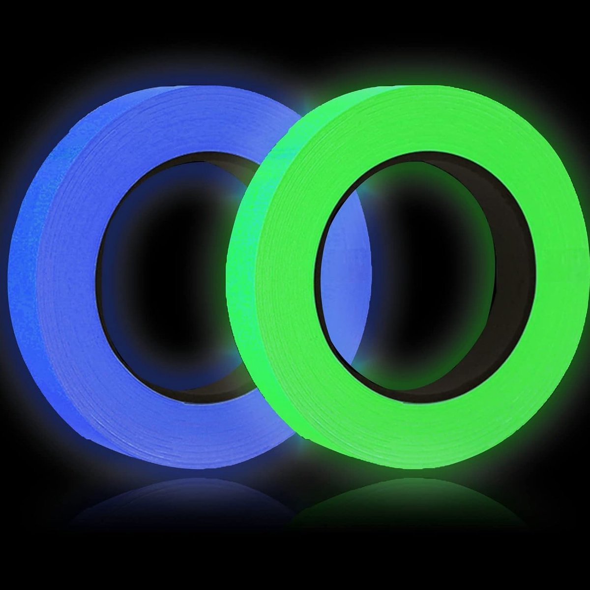 Luminous tape voor creatief gebruik, 1cm×5m, fluorescerende en waterdichte plakband, ideaal voor markeren en decoreren in het donker