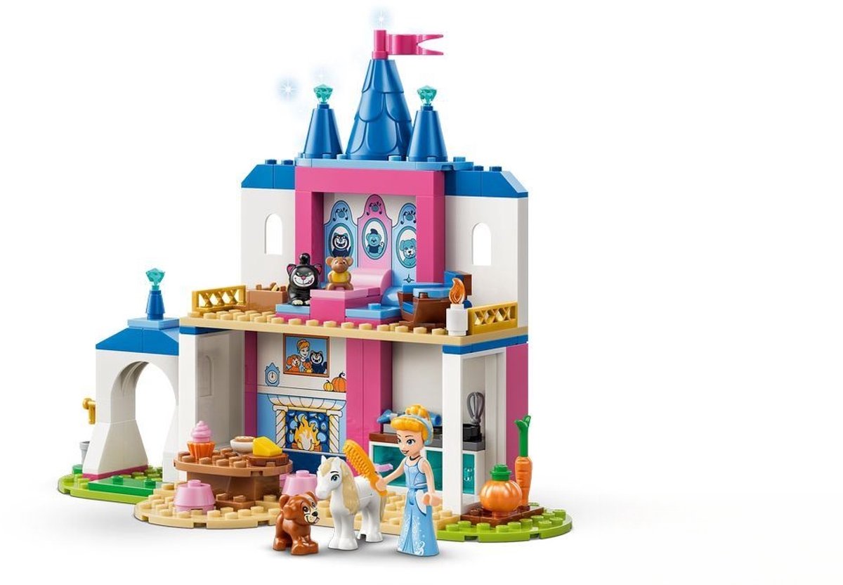 LEGO® ǀ Disney Princess Assepoesters Kasteel met Dierenvriendjes - Bouwspeelgoed voor Kinderen met Assepoester en 4 Dieren - 43283 — cadeau in Spellen & Speelgoed - foto 7