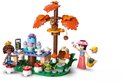 LEGO Friends twee minipoppen en een eekhoorn in een bos met een theetafel, paddenstoelen en een boom.