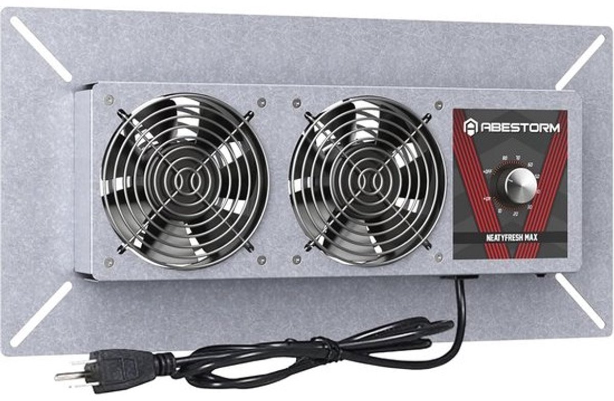 Crawlspace Ventilatieventilator met Hygrostaat en Dehumidistat - Dubbele Luchtventilator voor Kelder en Kruipruimte
