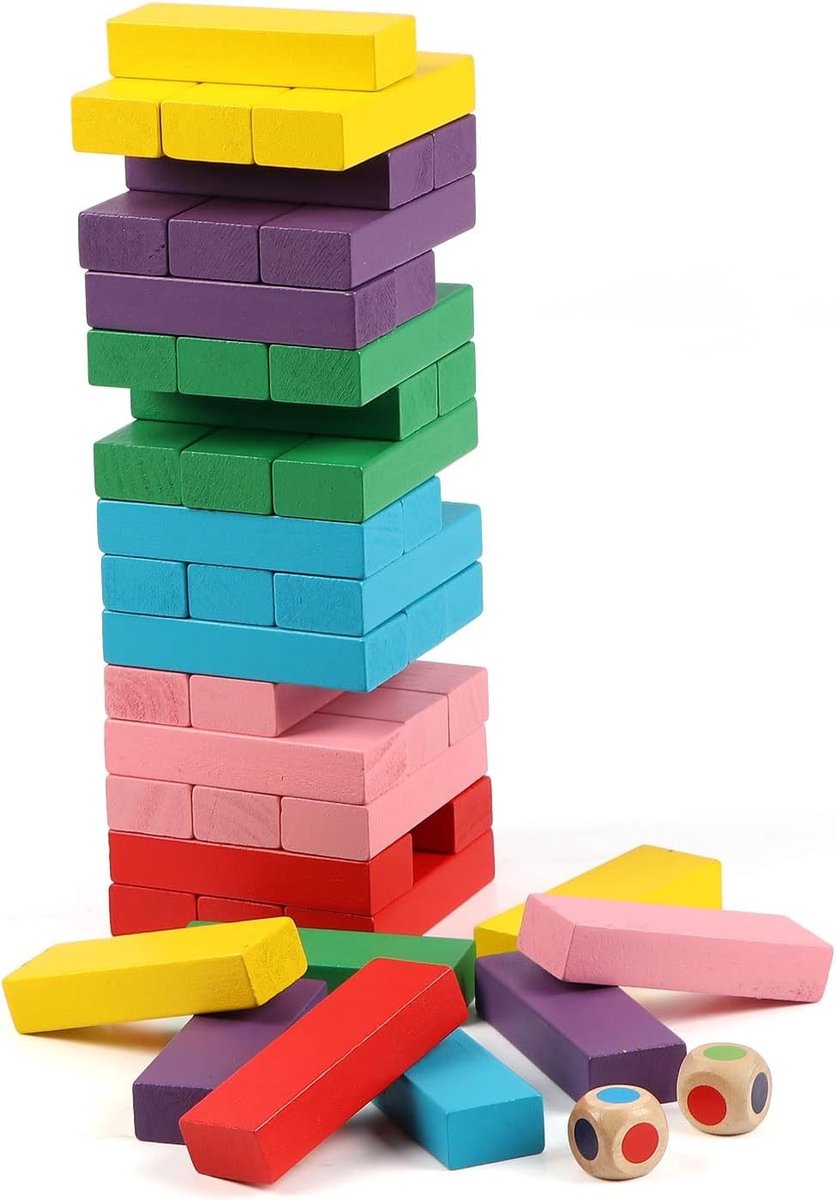Kleurrijk Bouwblokspel voor Kinderen met Opbergzakken - Creatief Spel en Motorische Vaardigheden Ontwikkelen