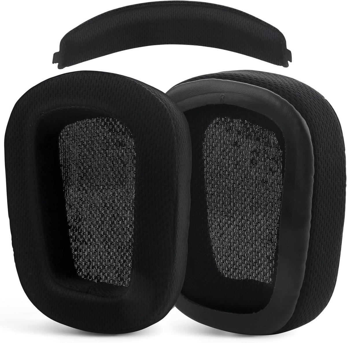 Vervangende Oorkussens voor Gaming Headsets - Geschikt voor G933, G935 en G633 - Geheugenfoam en Comfortabel (Zwart)
