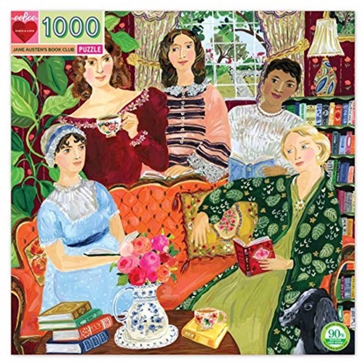 1000 stukjes puzzel van beroemde romanschrijvers voor volwassenen