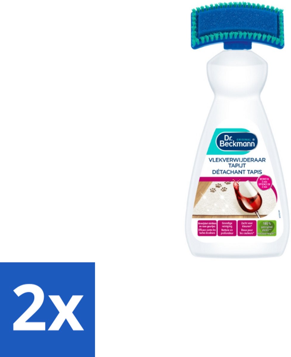 Dr. Beckmann – Vlekkenverwijderaar – Tapijt - 650 ml - Voordeelverpakking - 2 stuks