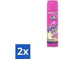 2 x Vanish – Tapijt Vlekkenverwijderaar – Gold Mousse – 600 ml - Tapijt Reinigen - Vlekken Verwijderen - Tapijt Schoonmaken - Tapijt Mousse - Tapijt Reinigingsmousse