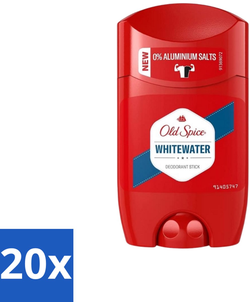 Old Spice – Deodorantstick – Whitewater – 50 ml - Bulkverpakking - 20 stuks