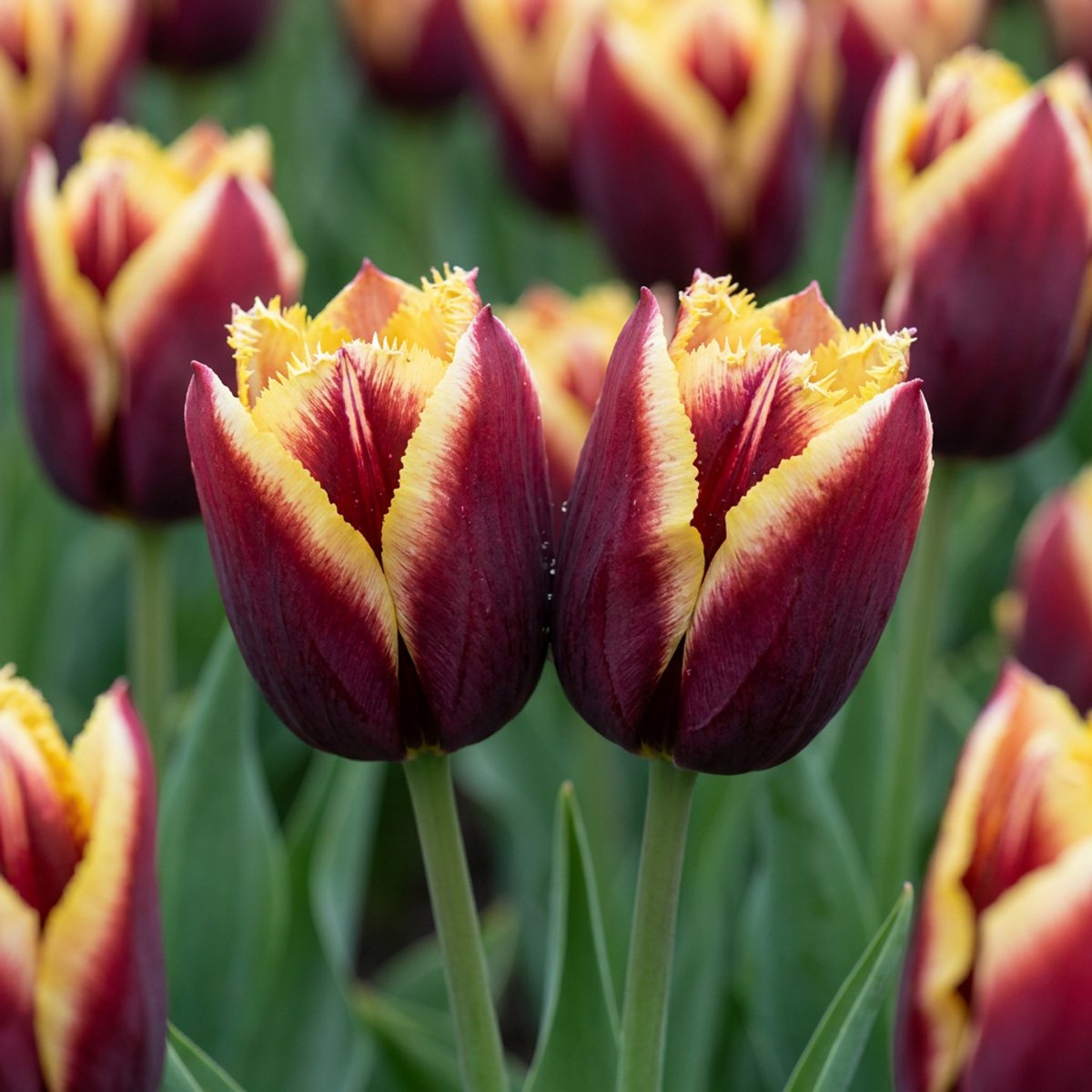 Green boutiQ - 60x Tulipa My Favourite Topping - Tulp My Favourite Topping - Diversen - Voorjaarsbloeier - Bolmaat 11/12