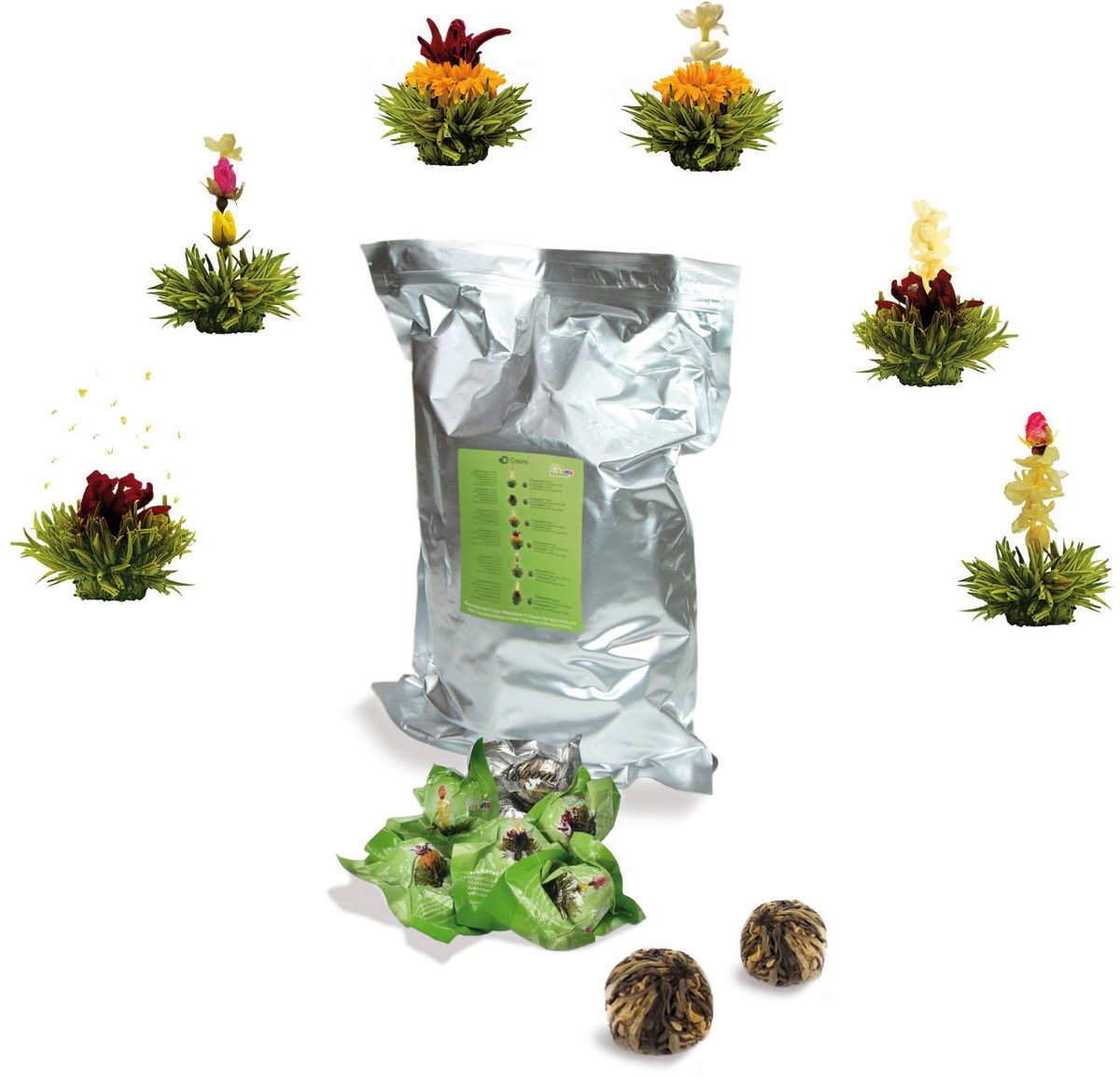 Pak van 72 ErblühTea groene thee