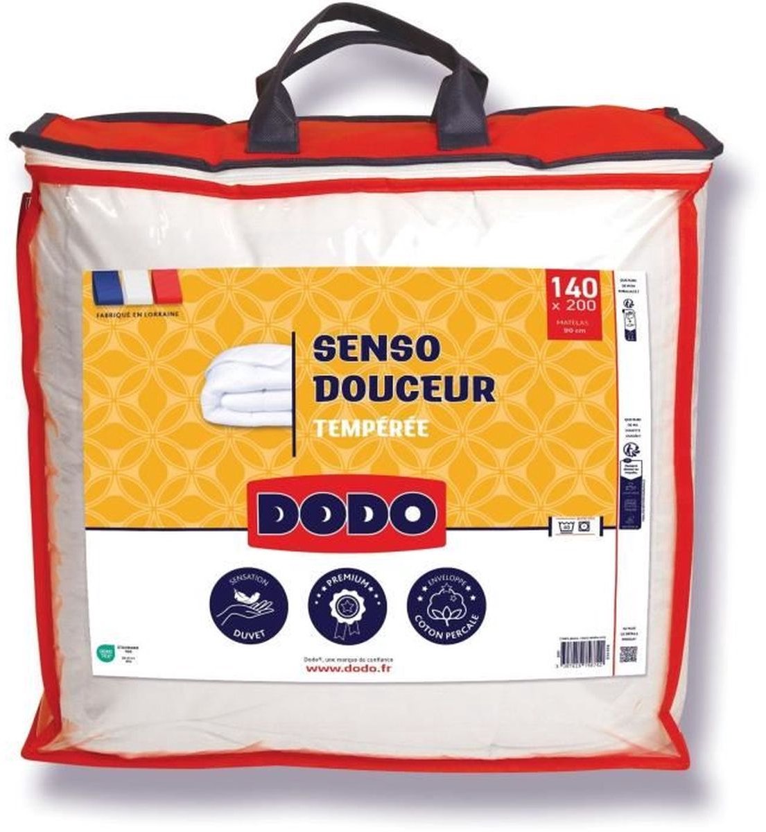 DODO Senso Douceur 350 g/m² – Warm seizoendeken – 140x200