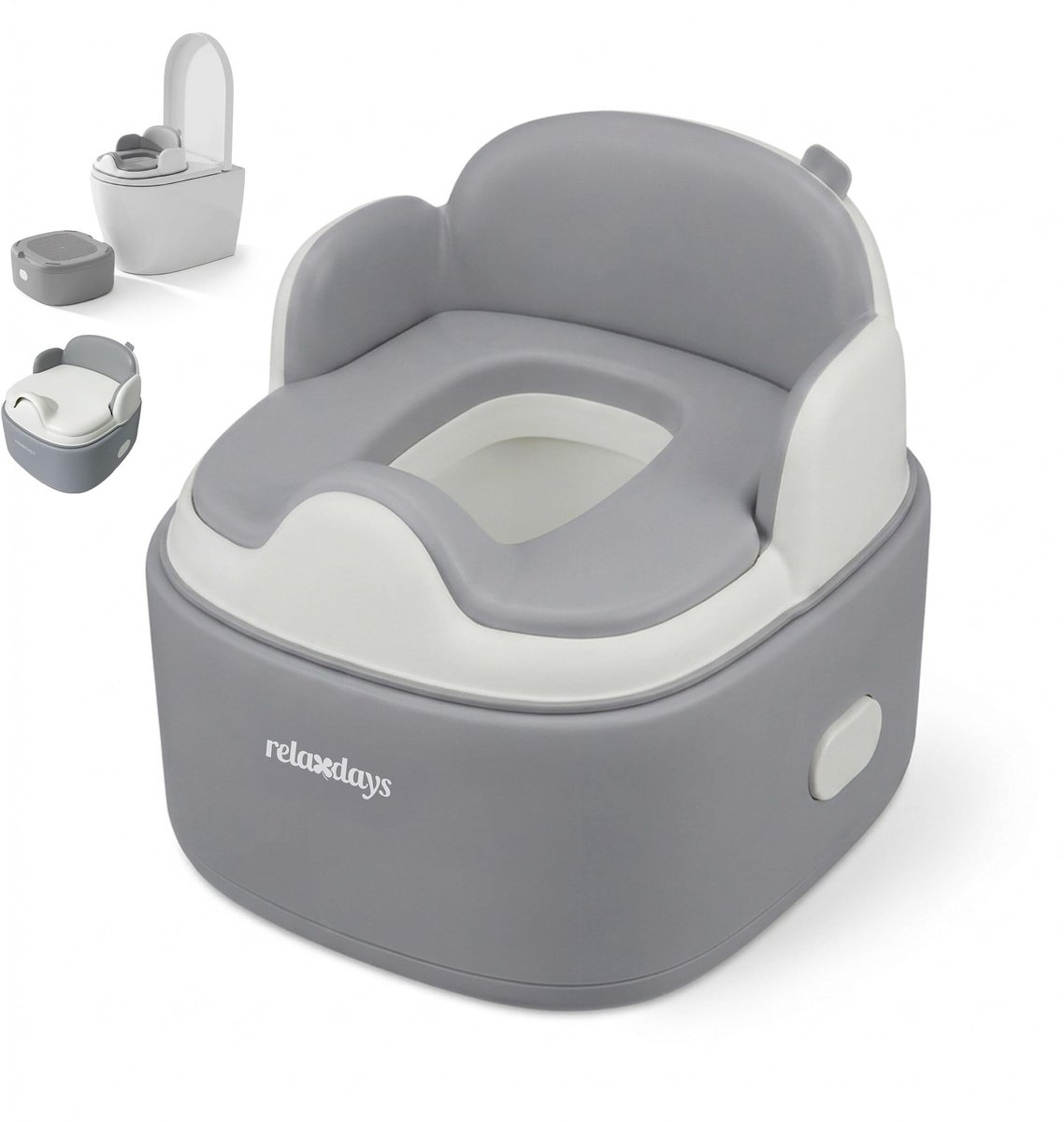 Solidchoice - 4-in-1 Kinder Toilet Trainer met Deksel