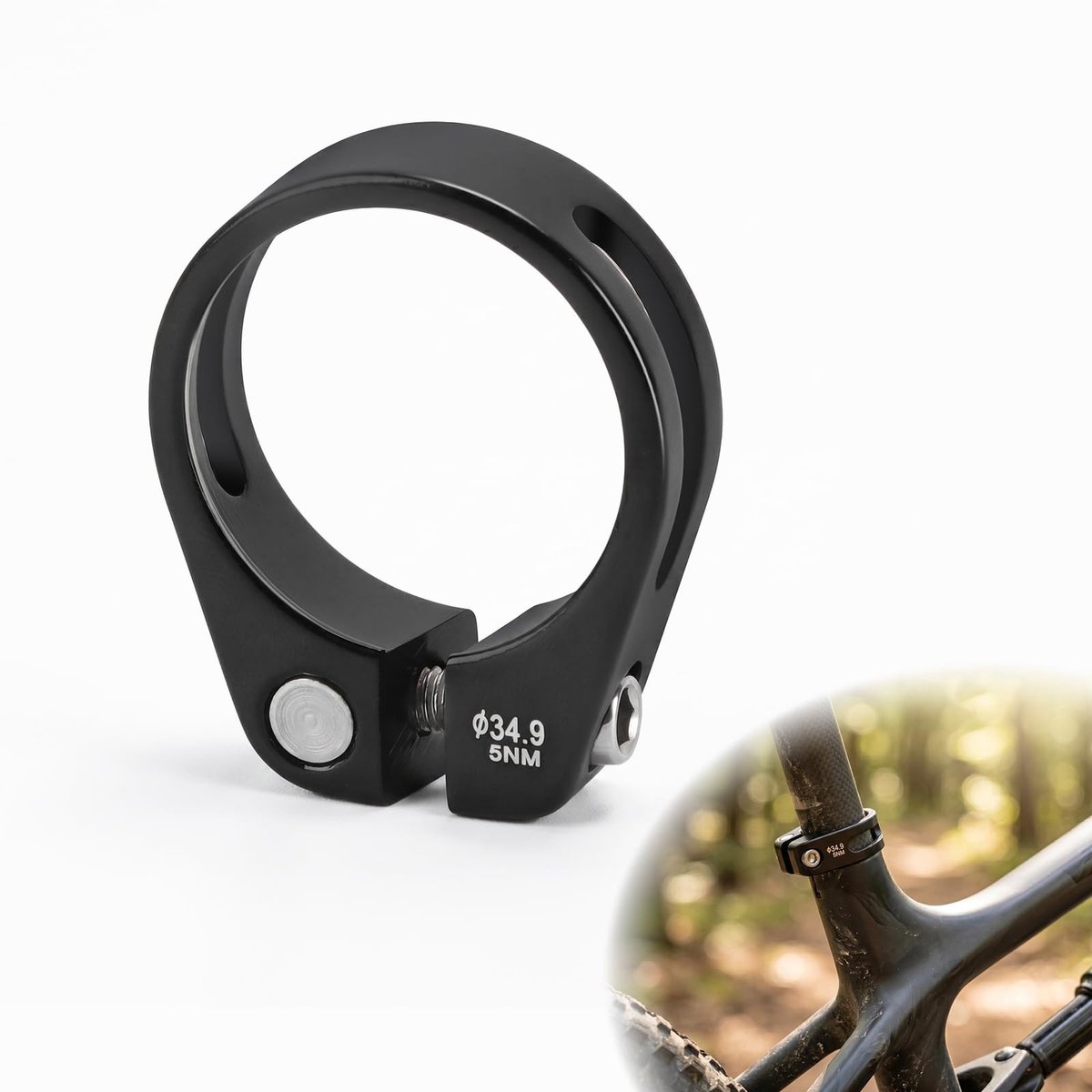 Solidchoice - Aluminium Zadelklem voor Fiets