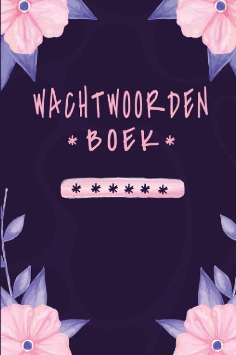 Wachtwoordenboekje - Wit - 120 Pagina's - Praktisch Notitieboek voor Veilig Wachtwoordbeheer
