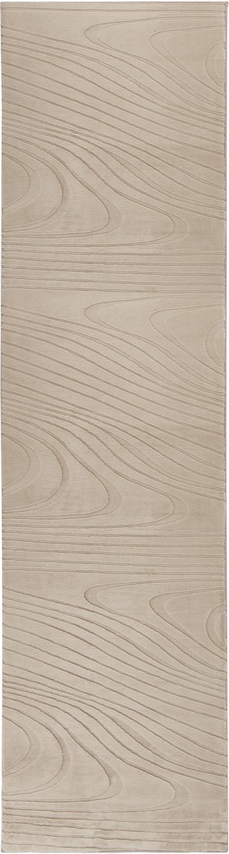 ONTAKE - Vloerkleed - Beige - 80 x 300 cm - Kunstbont