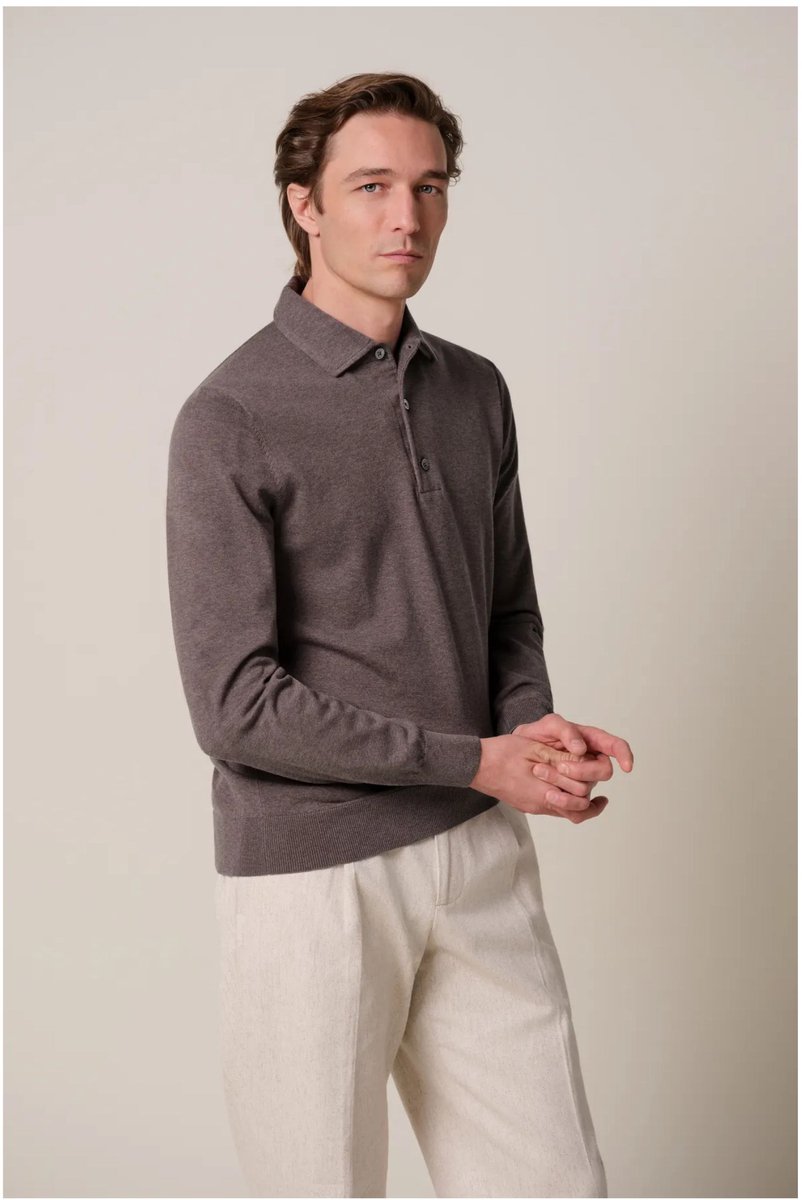 Profuomo - Shirt aubergine Profuomo Polo One Piece Polos Aubergine Ppxj30003