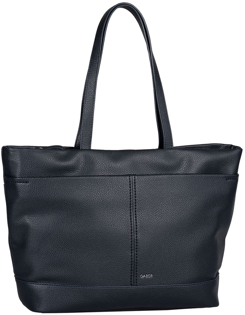 Gabor shopper met laptopvak Lenea Zip Shopper Dark Blue donkerblauw