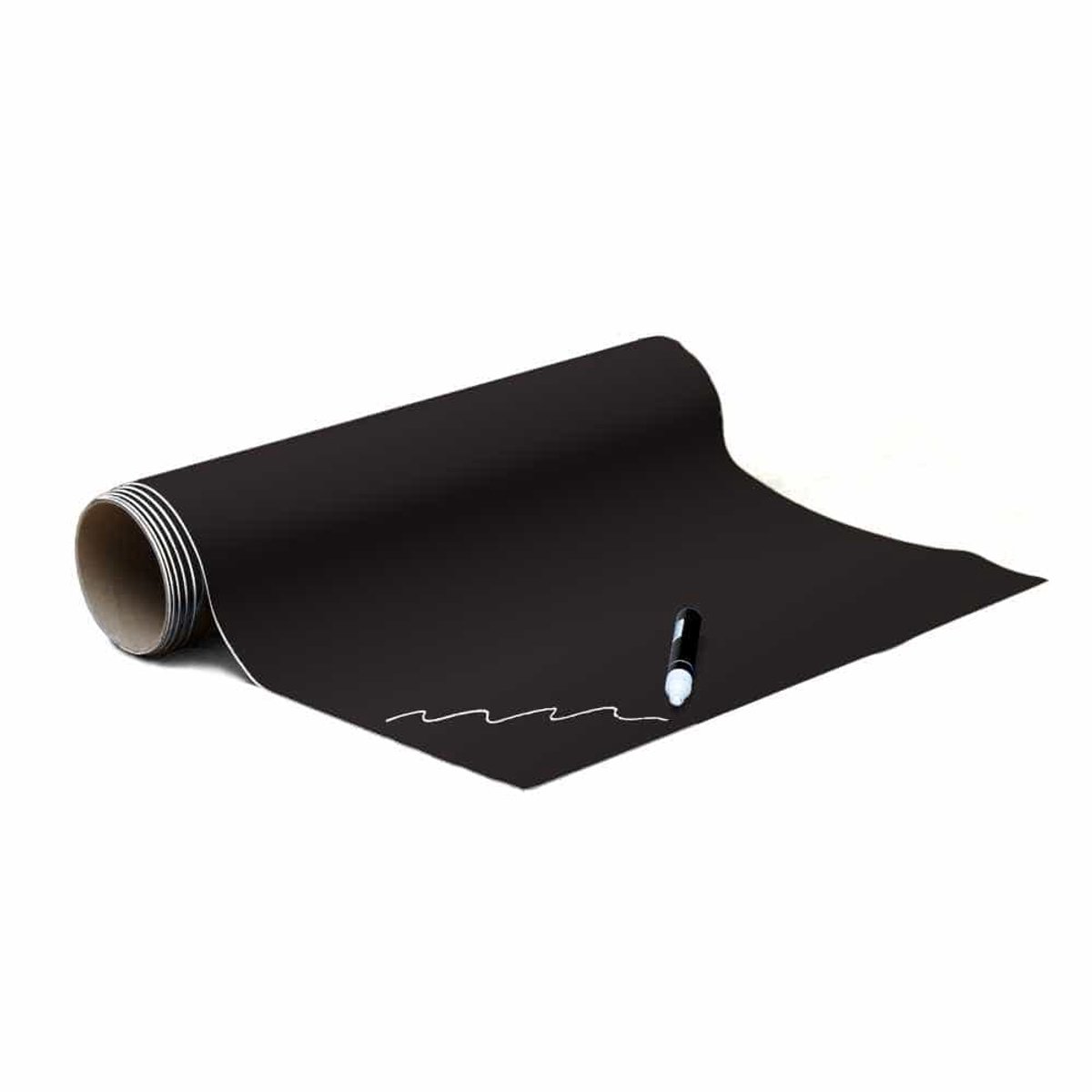 Krijtbehang Magnetisch - Luxe Zwart - 50x250cm - Kamer26