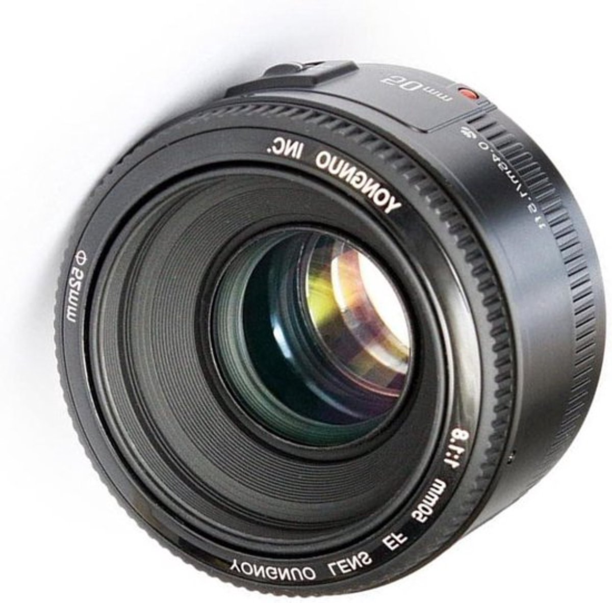 Autofocuslens met groot diafragma - Lens - Canon EF-montage - 50 mm - Geschikt voor Canon EOS-camera - Zwart - F1.8 - Compatibel met Canon 5DIII 5DII 6D 60D 600D 650D 1000D 1100D 1200D 10D 20D 300D 350D