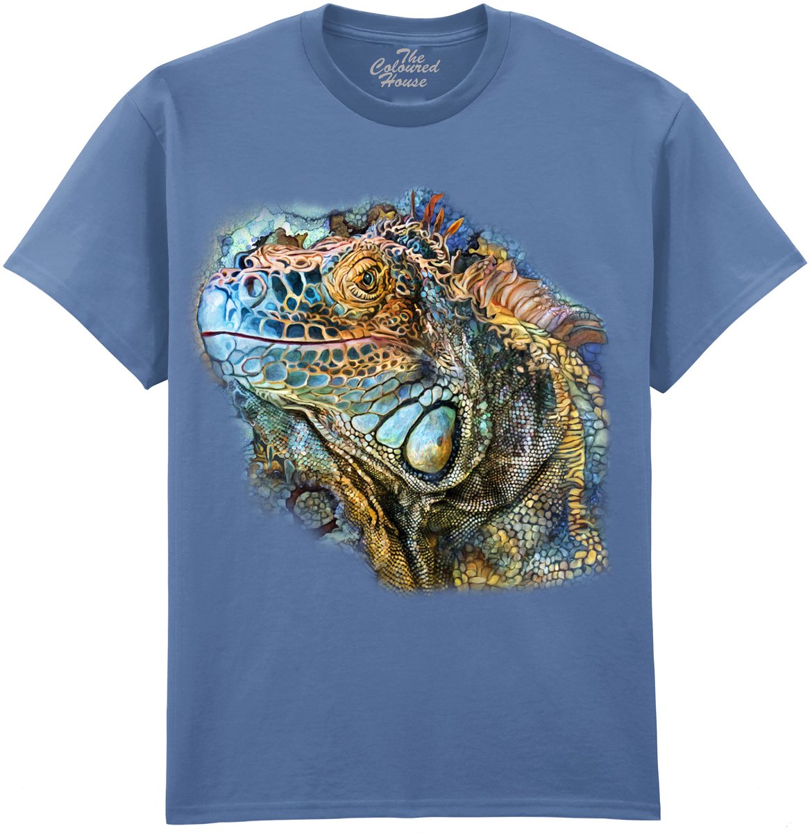 Leguaan Iguana Spirit Of Contentment The Coloured House T-shirt L