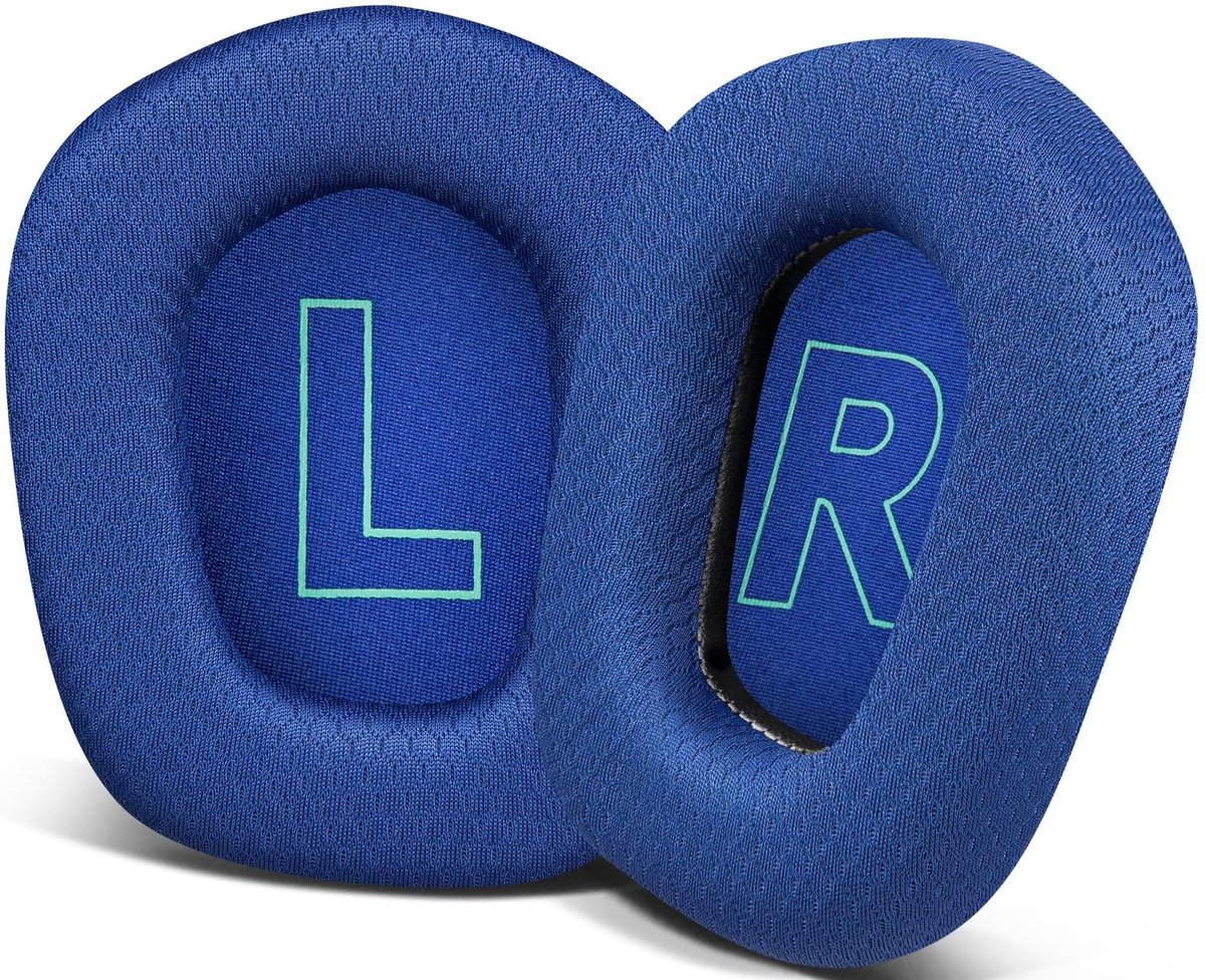 Dailygoods - SOULWIT Mesh Fabric Professionele Oorkussens Vervanging voor Logitech G733 G535 G335 Lightspeed Draadloze Gaming Headset, Earpads Cushions met Comfort Noise Isolation Foam