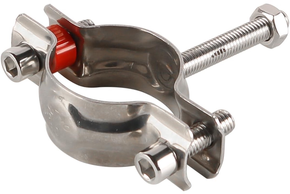 Dailygoods - Verstelbare RVS Plafondmontage Pijpbeugels voor 38-40mm