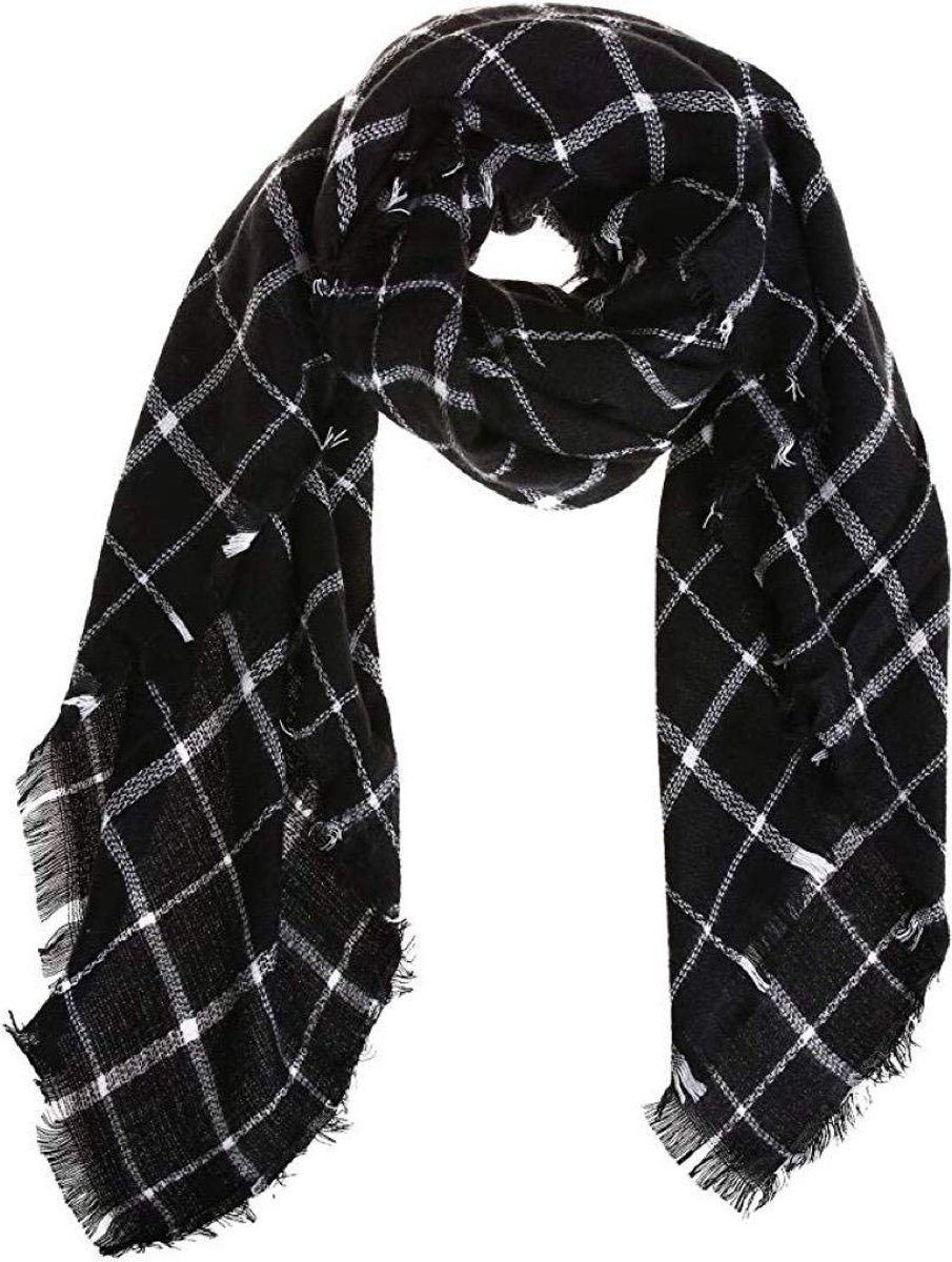 Plaid Cashmere Feel Classic Soft Luxe Wintersjaal voor Heren Dames