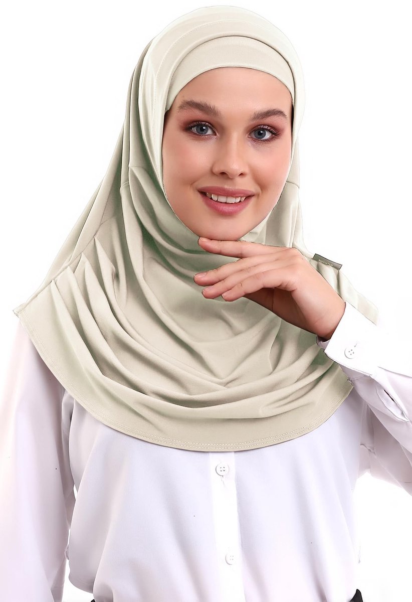 ihvan online Moslim hijab voor vrouwen, klaar om te dragen, zacht, licht en comfortabel hoofddoek, nekbandana lange sjaals