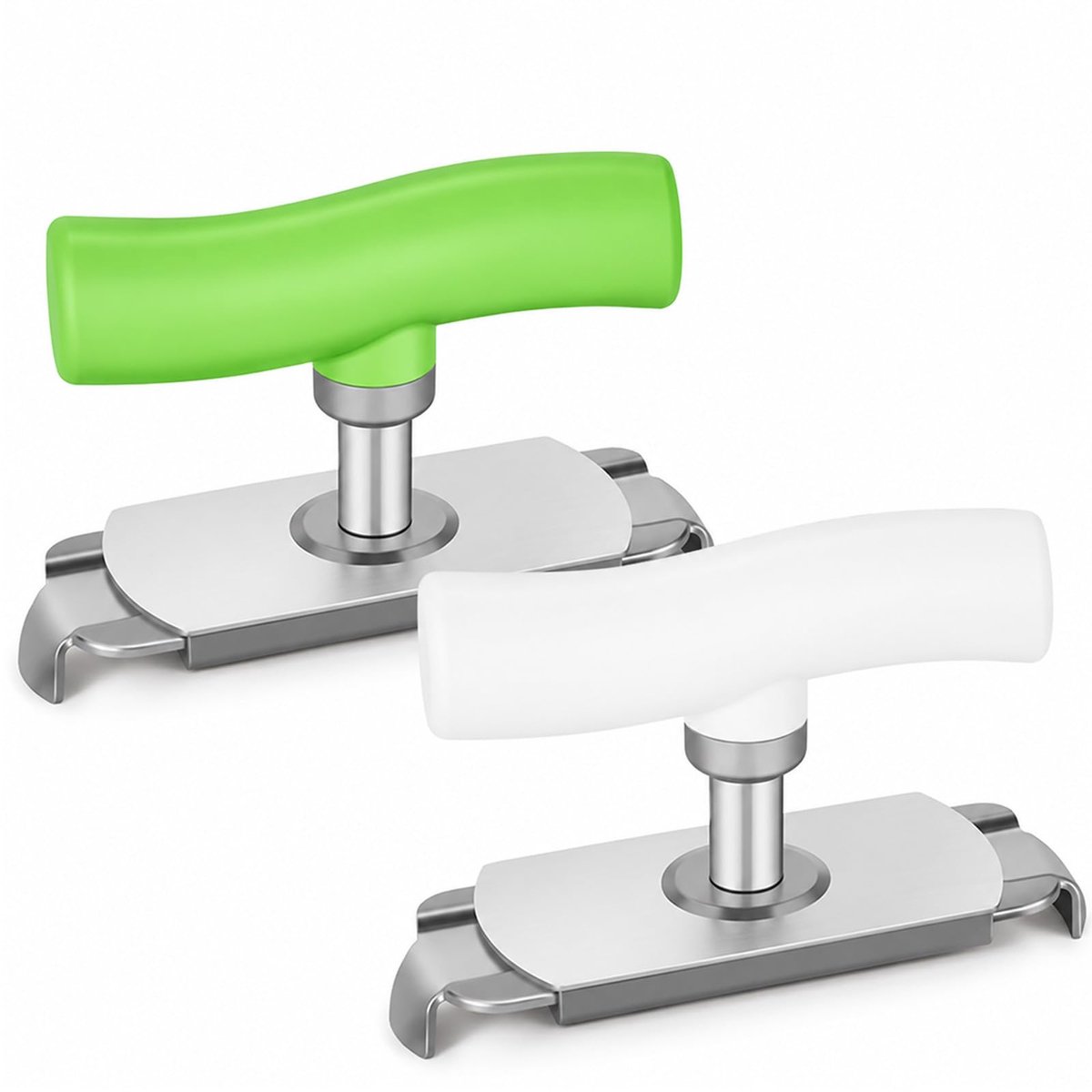 2 stuks flesopener voor senioren, blikopener dekselopener, 2026 nieuwe roestvrijstalen flesopener, handmatige blikopopener, verstelbare schroefdekselopener voor glazen, flessen, keukenhulp voor thuis