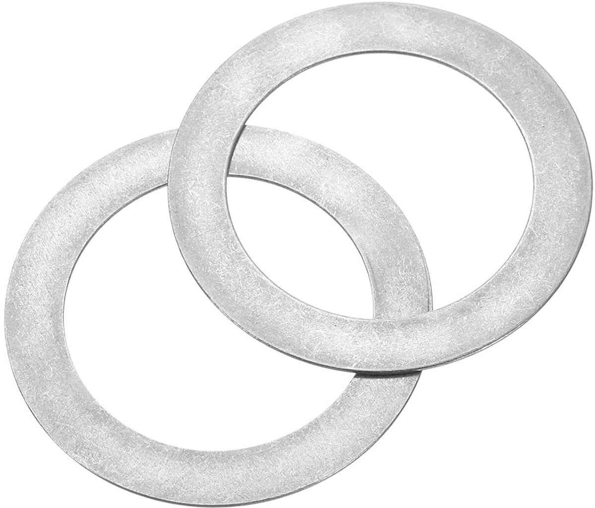 Set van 30 stuks, M25 x 35 x 0,2 mm, 304 roestvrij staal, sluitringen, platte afdichtingen, ringbevestigingen, sluitringen, set voor schroeven, moeren, schroefdraadstang
