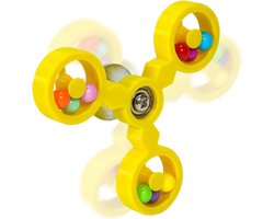 Interactive Windmill Design | Bird Training Toys | Chewable Enrichment & Foraging Toy For Cockatiels, Conures, Lovebirds & Macaws | Colorful Pet Activity Center （geel）