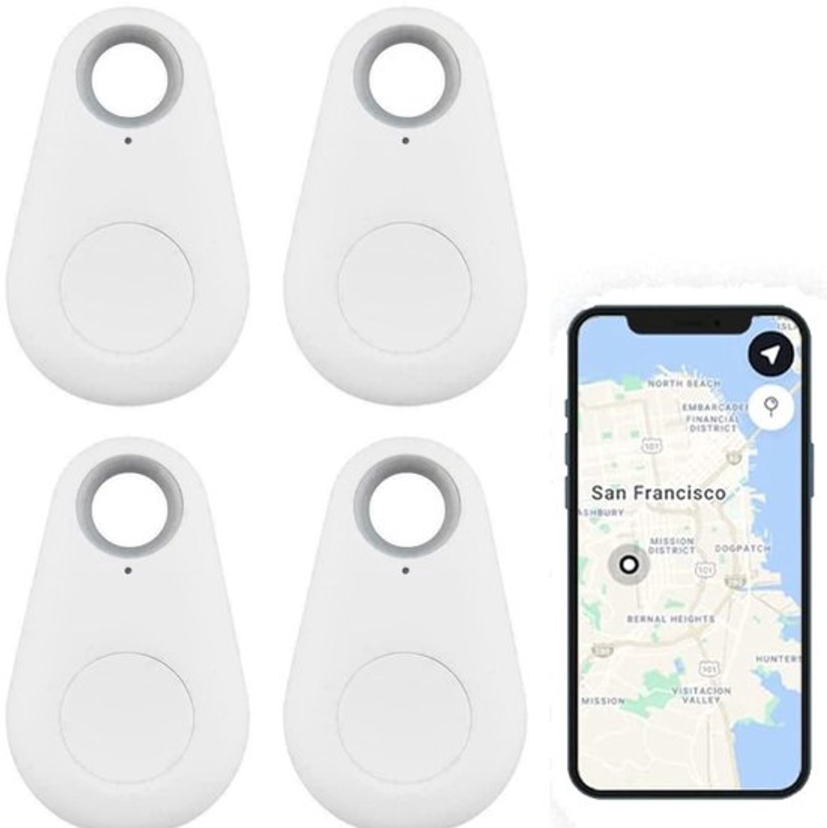 Dailygoody - Smart Tracker Key Finder - Bluetooth Locator - Draadloze