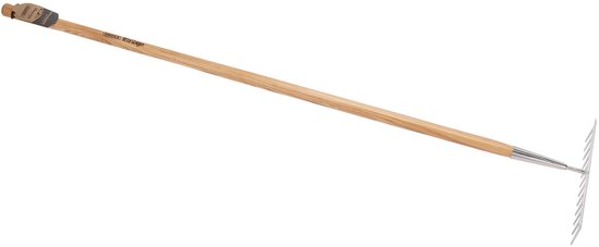 Draper Heritage roestvrijstalen tuinhark met essenhouten steel van Draper — afbeelding 2