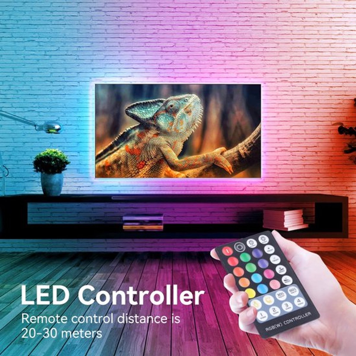 Aladdien - LED Strip Controller - Mini RF - Volledige Touch