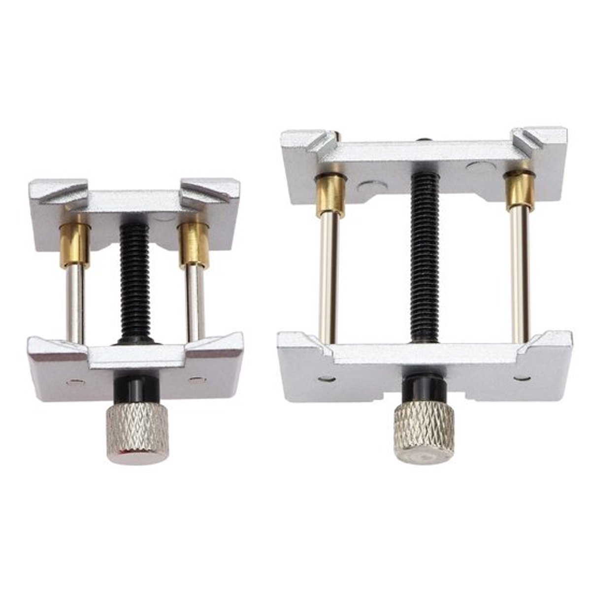 Dailygoods - Horloge Beweging Houder - Reparatie Tool - Zilveren Klem