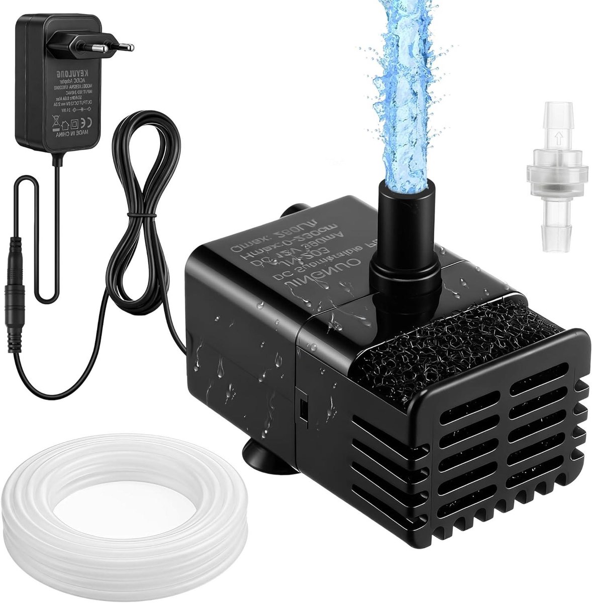 Mini Condenspomp - Automatische Pomp - Water Afvoeren - Met Watersensor - 280 L/u - Zwart