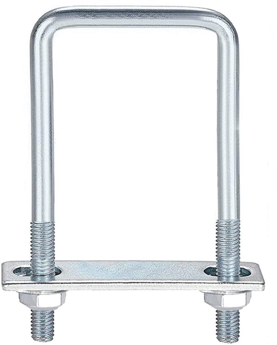 Dailygoods- U-bouten 100 x 180 mm - Roestvrij Staal - Bevestigingsbeugel - Corrosiebestendig - Hoge Hardheid - Sterke Aanhaalkracht - Bevestigingsbeugels