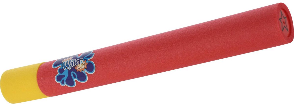 Free & Easy waterpistool spuit - 3x - foam pomp - lengte 60 cm - buiten speelgoed - water spuiten - spuiters