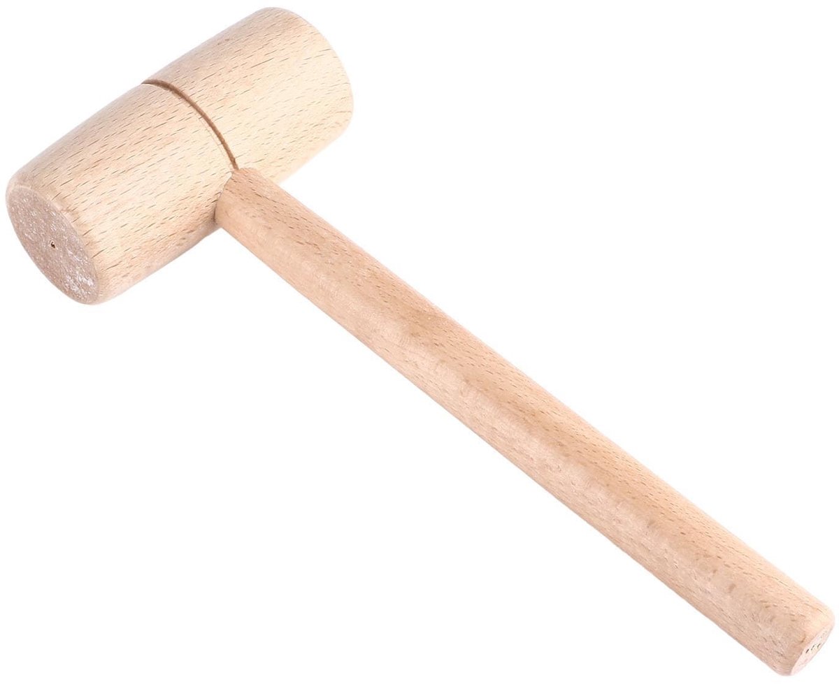 Dailygoods - Houten Timmermanshamer van Massief Beukenhout voor Doe-Het-Zelf Projecten