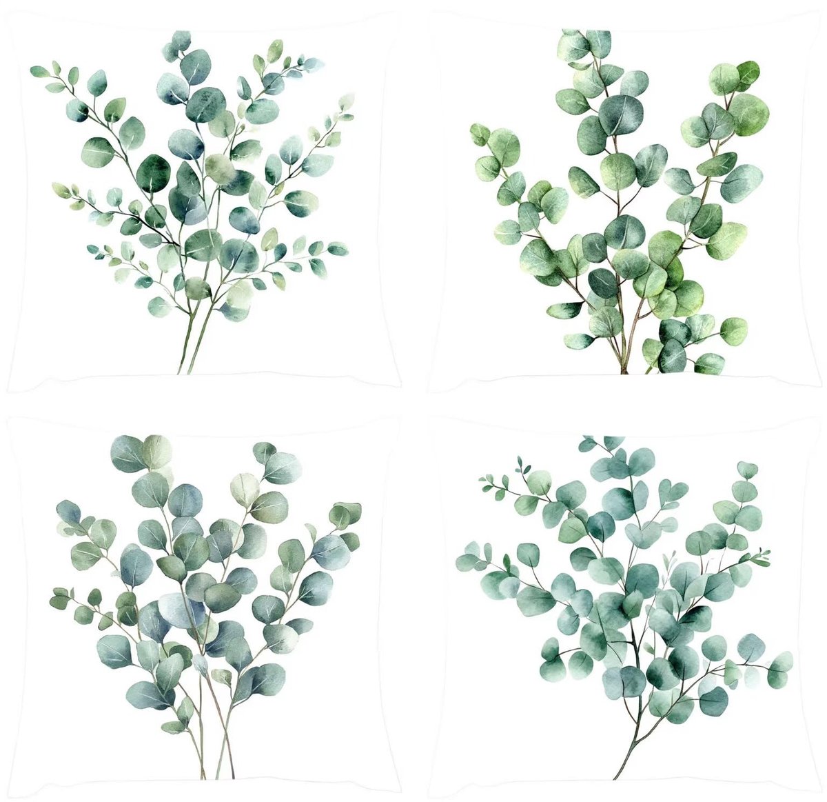kussen, waterdicht kussensloop, 70 x 70 cm, set van 4 sierkussens, sierkussenhoes van linnen, decoratief kussen met verborgen, voor bank, slaapkamer, balkon, kinderen, woonkamer, decoratie, S1