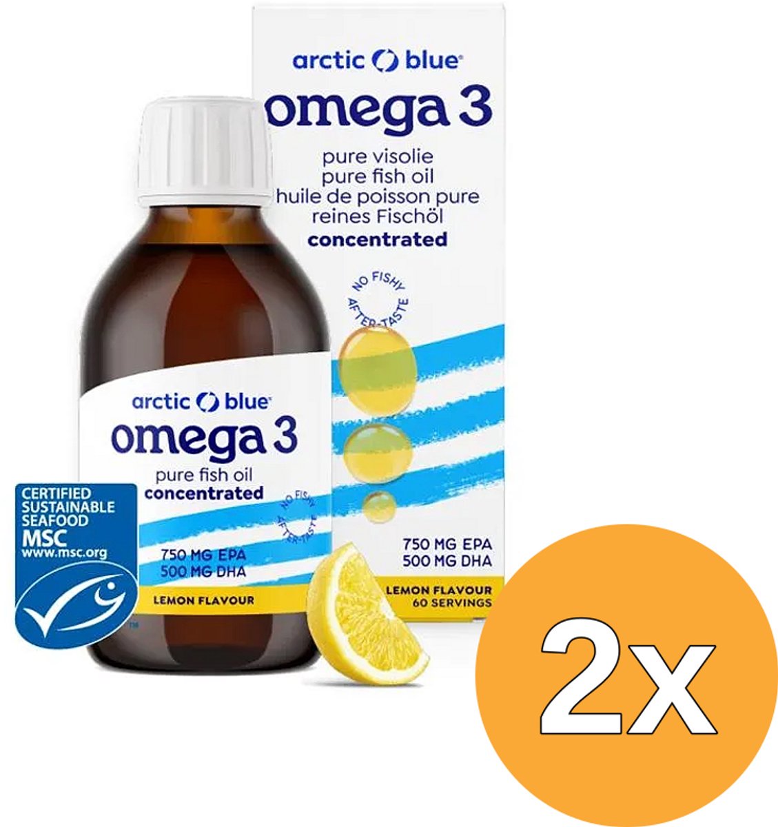 2x Arctic Blue Visolie Dha Epa (150 ml)
