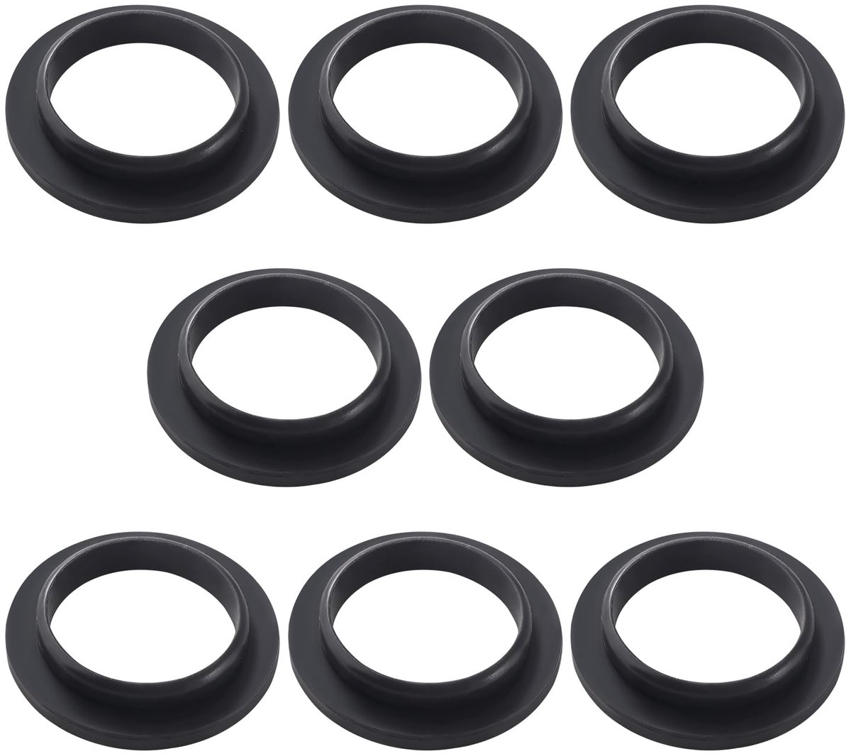 8 Stuks 40x27x7 mm Afdichtringen voor Afvoerbuizen, Siliconen Ringen voor Sanitair, Pakking voor Sifon, Afdichting voor Wastafelafvoer, voor Afvoerbuis, Stankafsluiter Sifon