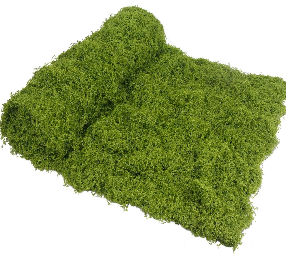 Kunstmos om te versieren kunstmos decoratie groen 100 x 100 cm donkergroen