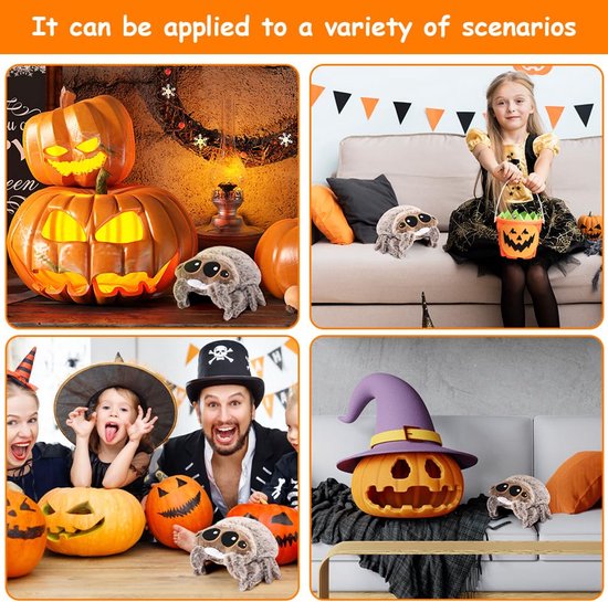 Pluche Spin Knuffel | Grote Ogen Zachte Dierenknuffel voor Kinderen & Volwassenen - Perfect Cadeau voor Halloween, Kerstmis & Verjaardag — afbeelding 5