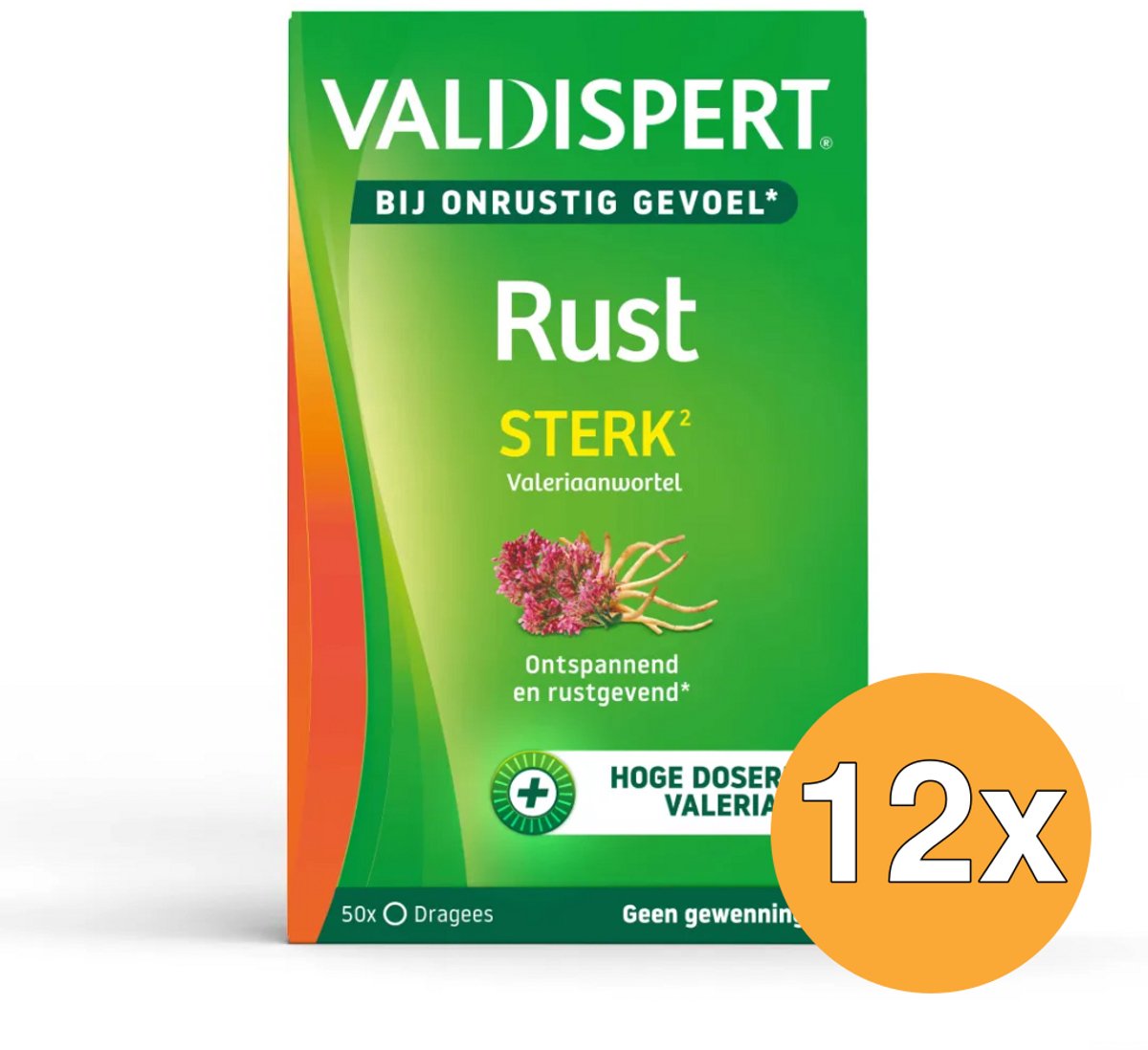 12x Valdispert Rust sterk (50 dragees)
