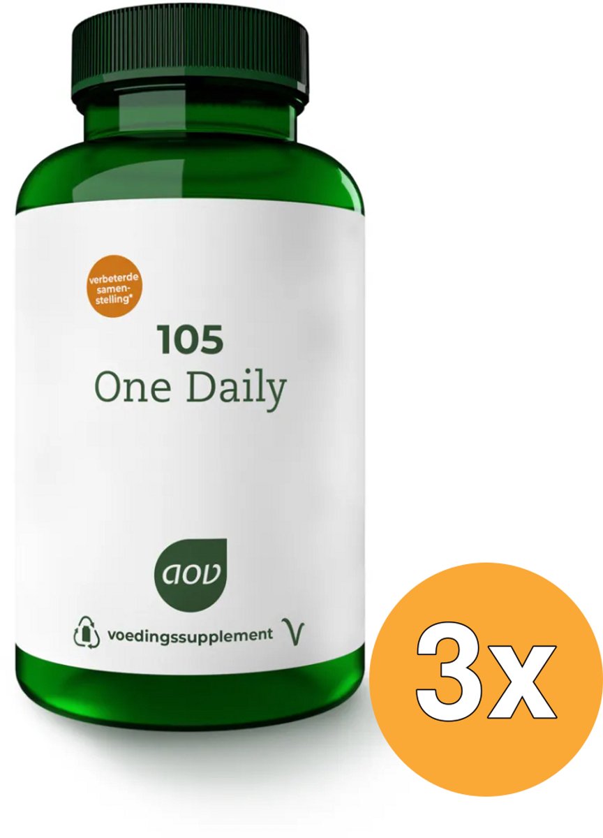 3x AOV 105 One daily (60 tabletten)