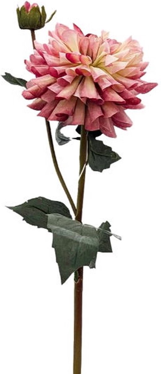 Buitengewoon Boet Kunstbloem dahlia 61 cm, lichtpaars