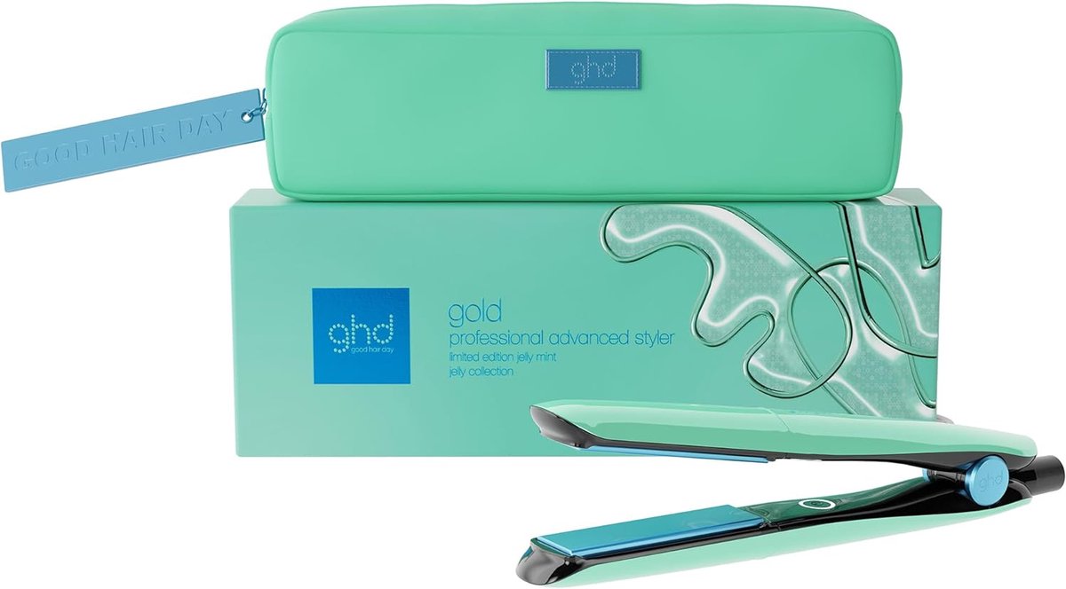Thijox - Professionele Stijltang Ghd Gold - Jelly Mint - Geavanceerde Haarstyling Tool voor Alle Haartypes - 65% Meer Glans zonder Extreme Hitte