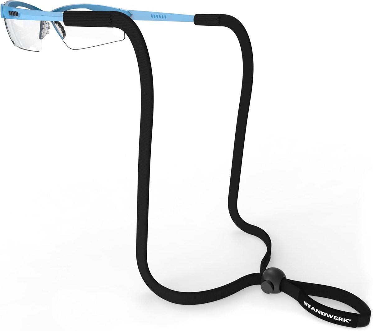 Thijox - STANDWERK® Basic+ Brillenkoord, Verstelbare Sportbrilband voor Joggen, Fietsen, Zeilen, Waterdicht en Betrouwbaar, Ideaal voor Outdoor en Vri