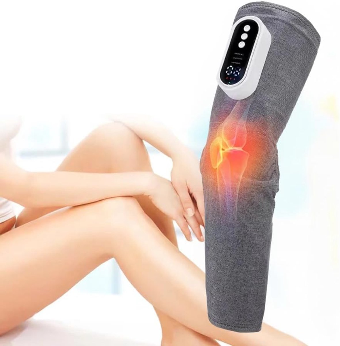 SnelShoppen - Pressotherapie Beenmassageapparaat voor Thuis - Lymfedrainage voor Vermoeide Benen - Verbeter de Doorbloeding - Diepe Spiermassage - Ide