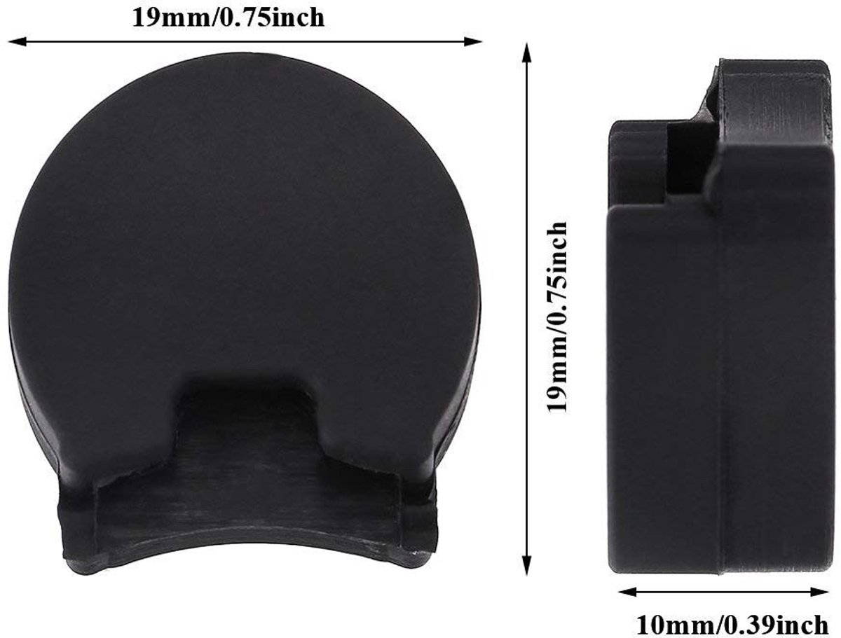Dailygoods- Duimhouder Zacht - Duimsteun - Rubber - Beschermhoes - Vingerbescherming - Geschikt voor Hobo/Klarinet - Duimsteunkussen